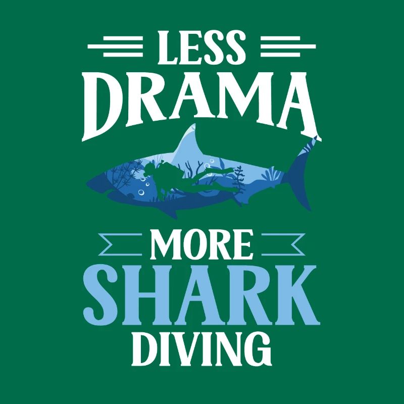 Moins de drame Plus de plongée avec les requins Plongée avec les requins