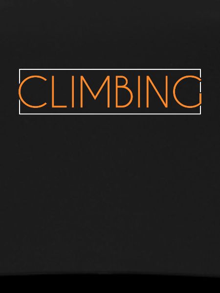 Climbing lettering
