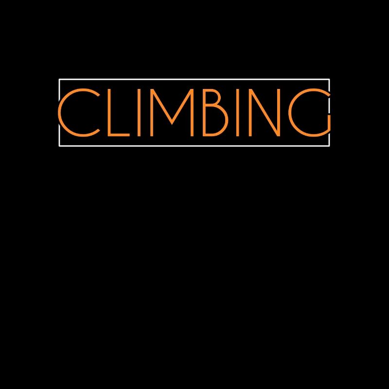 Climbing lettering