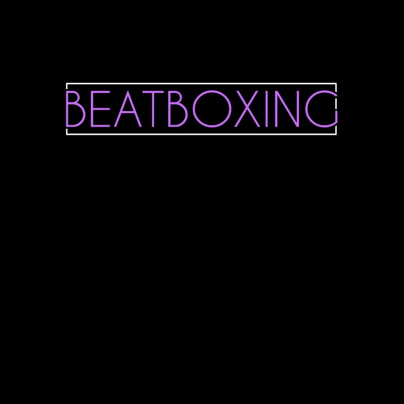 Beatboxing lettering