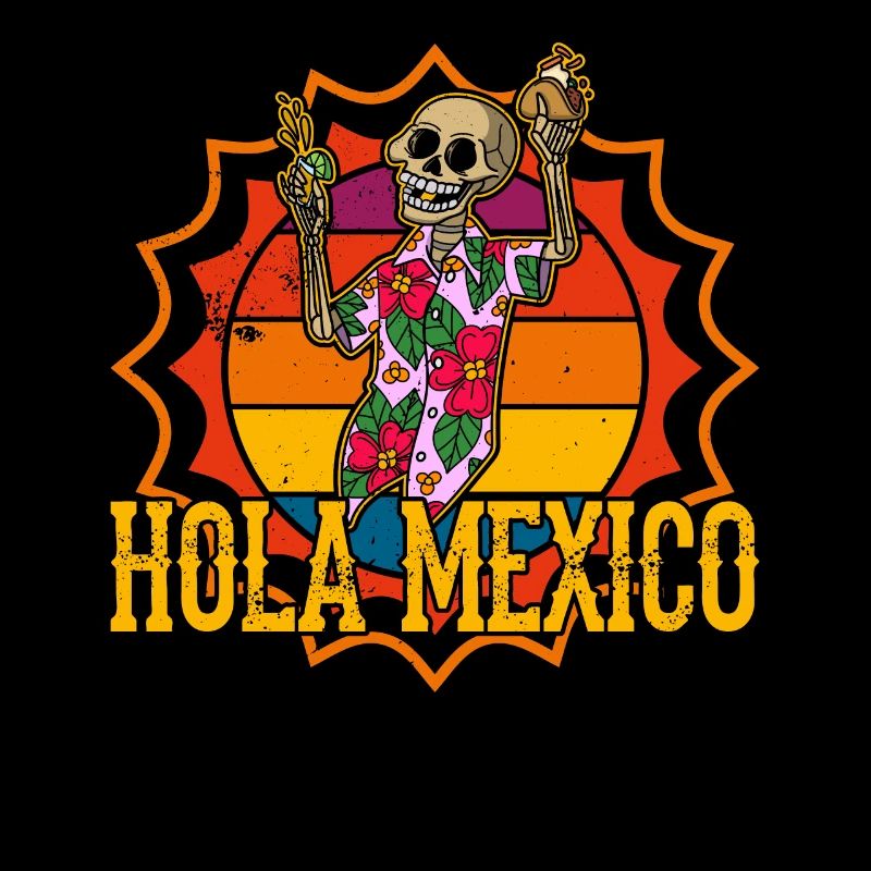 Mexique Vacances Été Taco Tequila Mexicain