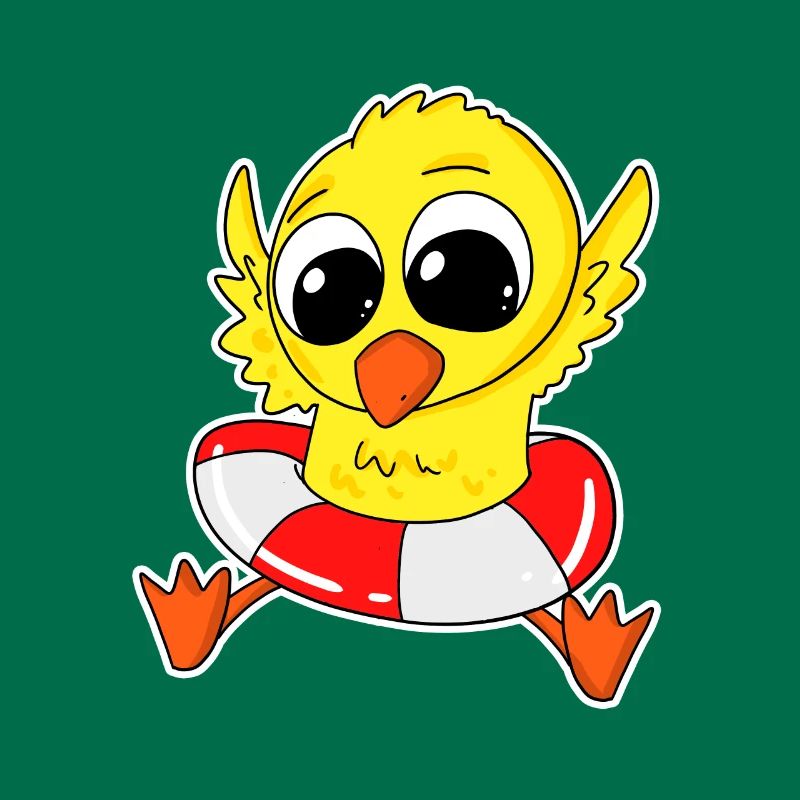 Duck bathing duck bathing