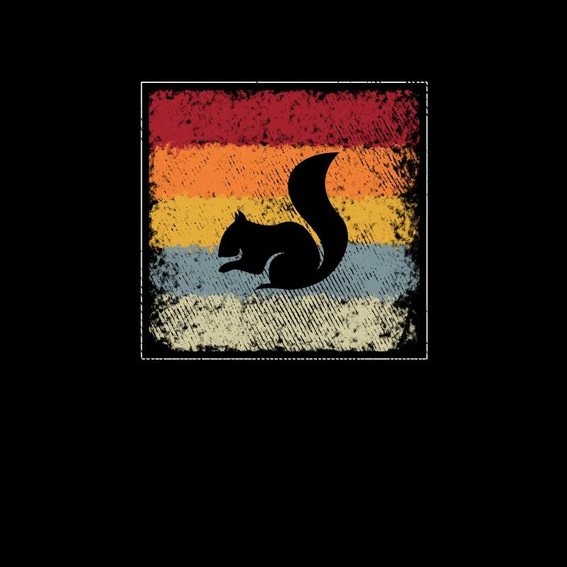Eichhörnchen Retro