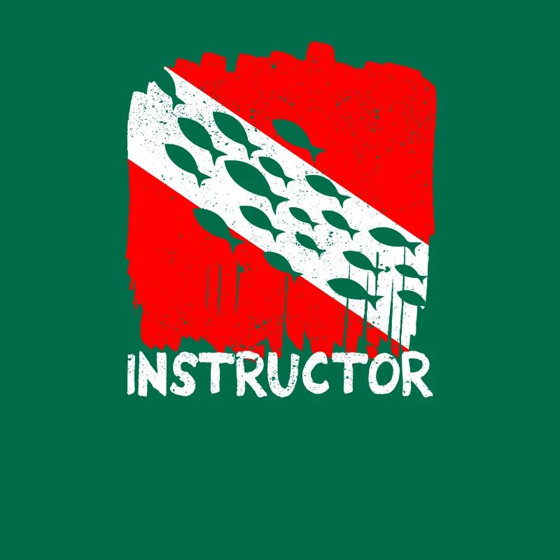 Instructor Diver Deep Diving Divemaster Student