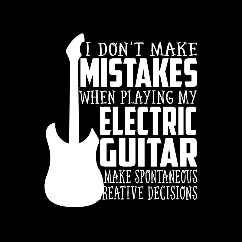 Vater mit E-Gitarre
