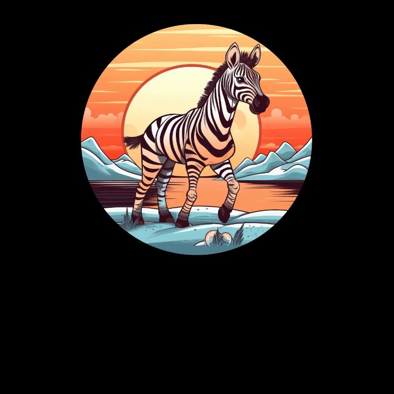 Zebra Coucher de soleil