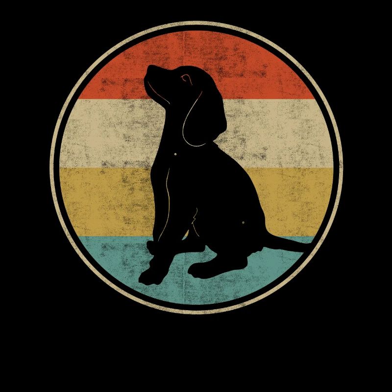 Beagle Hund Retro