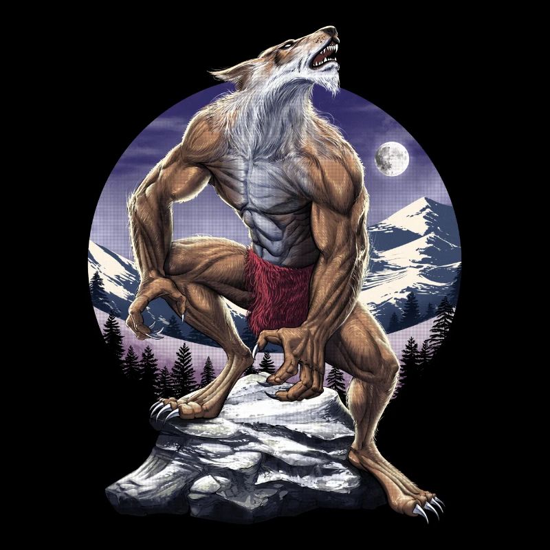 Werewolf Full Moon Howling