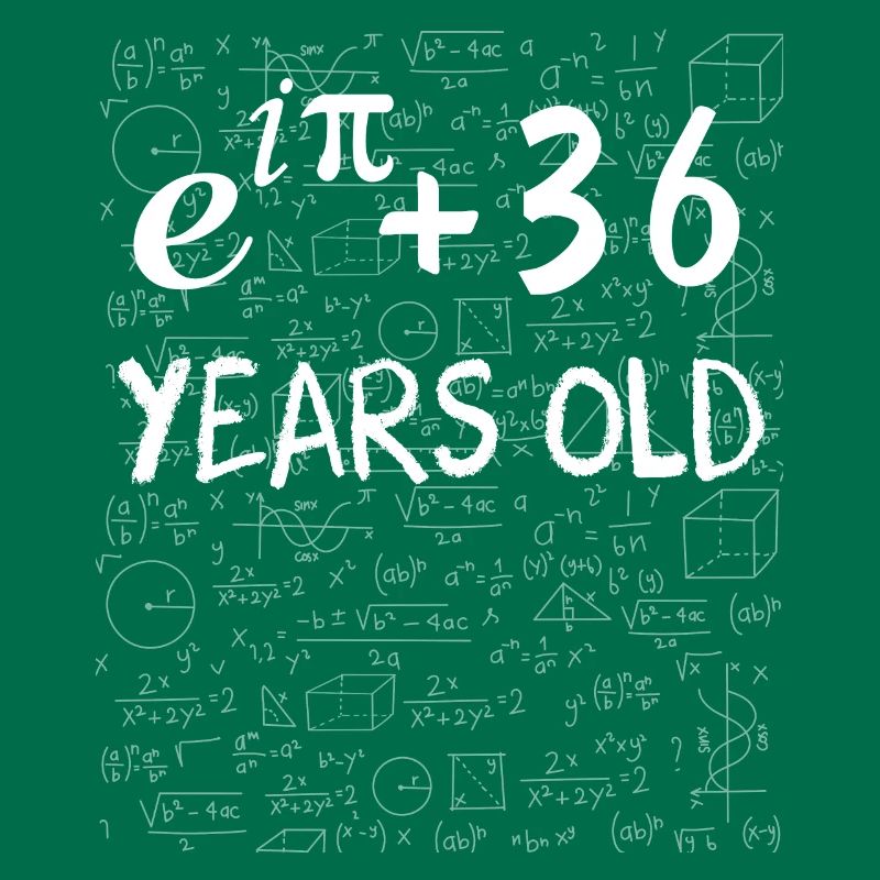 35th birthday 35 years Euler Identity math gift