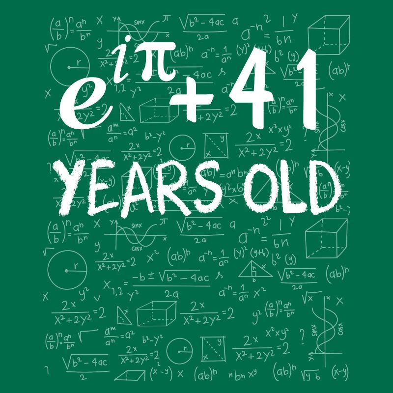 40th birthday 40 years Euler Identity math gift