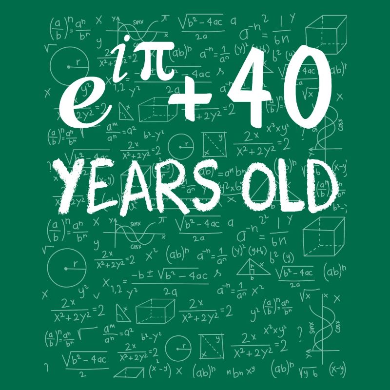 39th Birthday 39 Years Euler Identity Math Gift