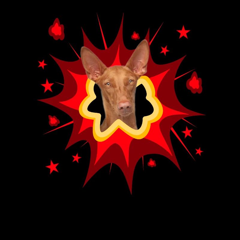 Comic Hund Design - Pow - Pharaonenhund