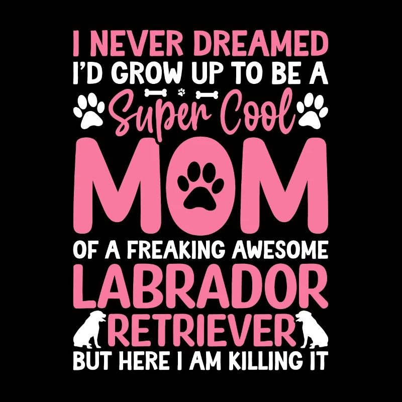 Drôle de maman Labrador