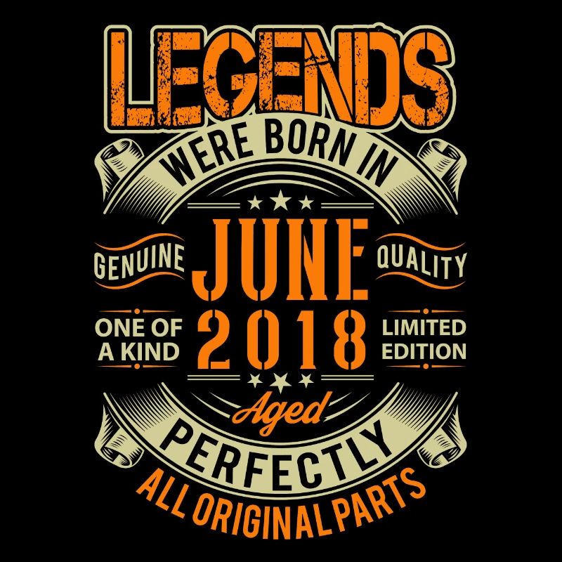 2018 Juni Geburtstag Legende