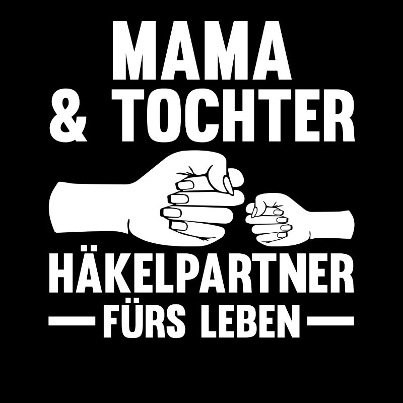 Stricken Mutter Mama Tochter Häkeln