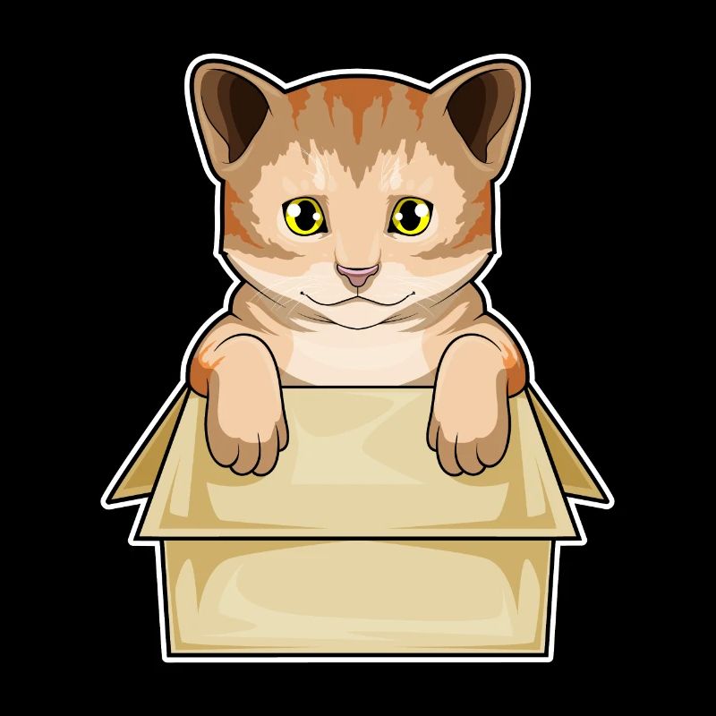 Katze Karton