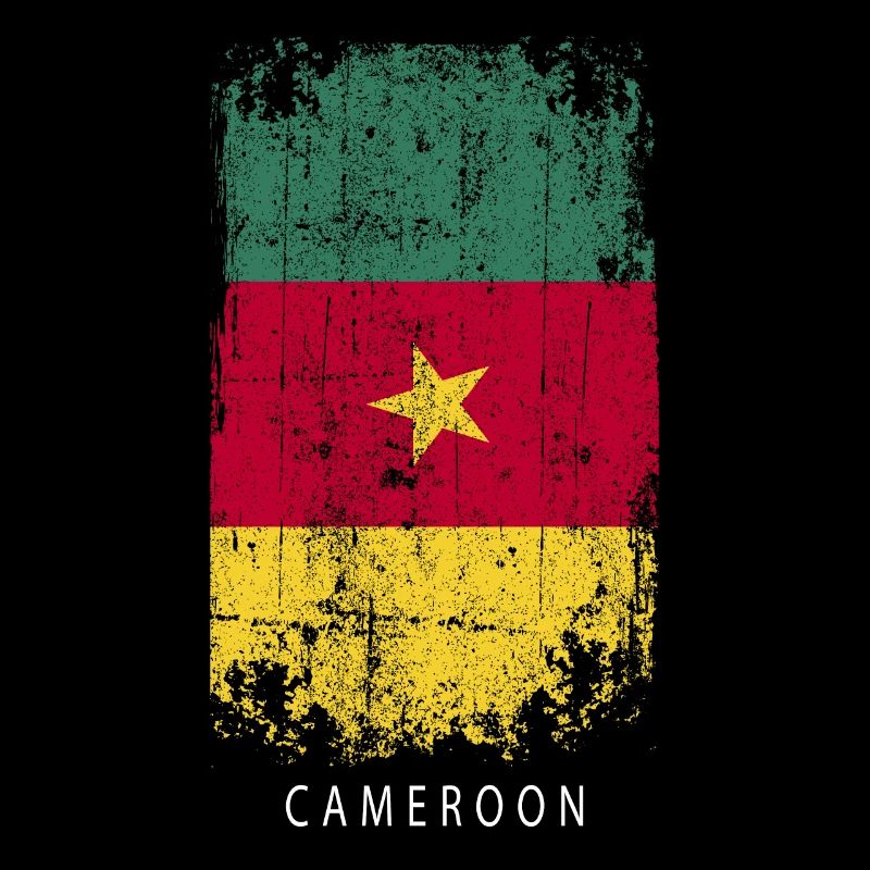 Souvenir avec le drapeau du Cameroun