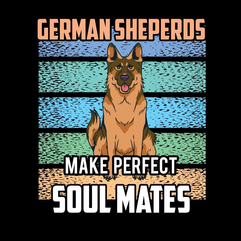Deutsche Schäferhunde Perfekte Seelenverwandte Süß