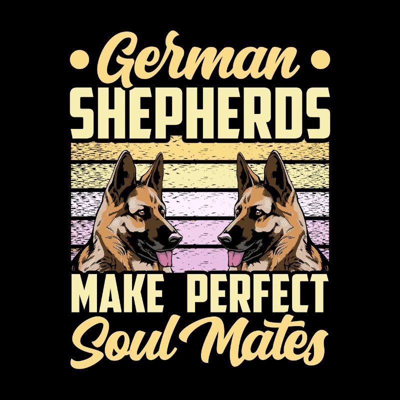 Deutsche Schäferhunde Perfekte Seelenverwandte Süß