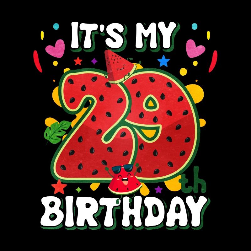 29e anniversaire Cadeau d’été de pastèque