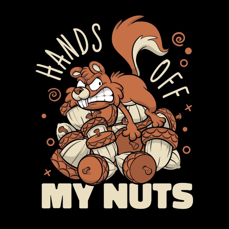 Hands Off My Nuts Grey Squirrel