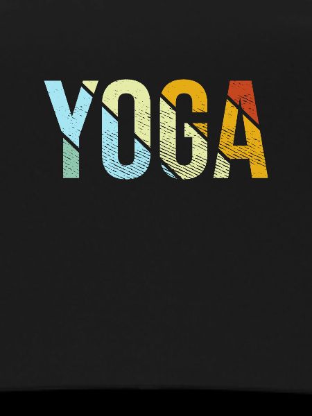 Yoga Retro lettering