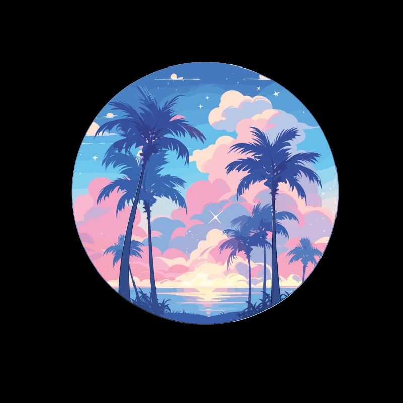 Palm trees Palm trees sunset palm trees beach