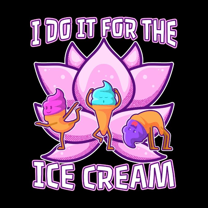 Je le fais pour la crème glacée