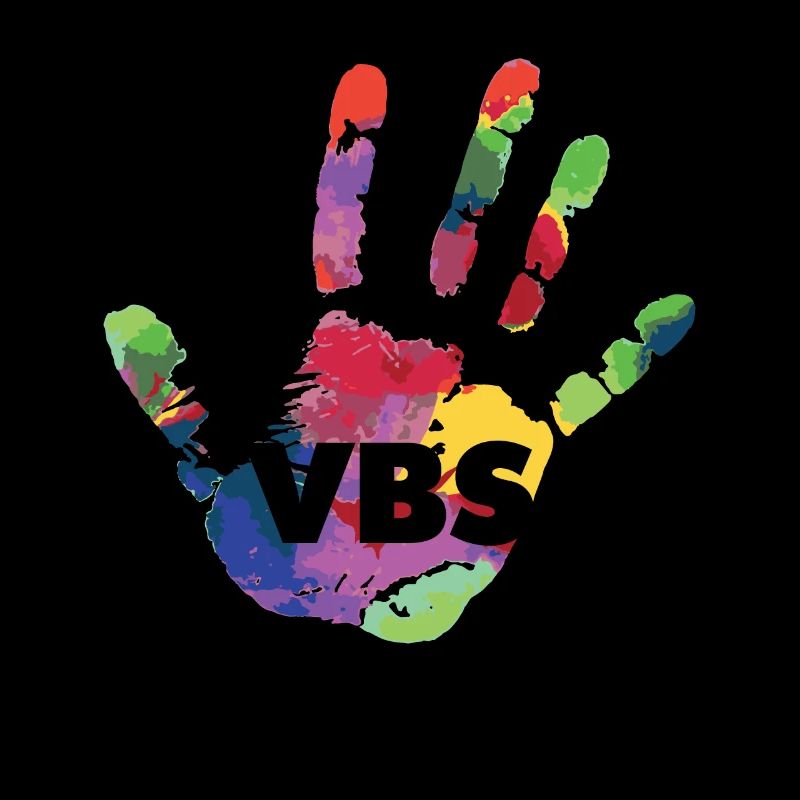 VBS Camp Aquarelle Impression de Main Bible de Vacances