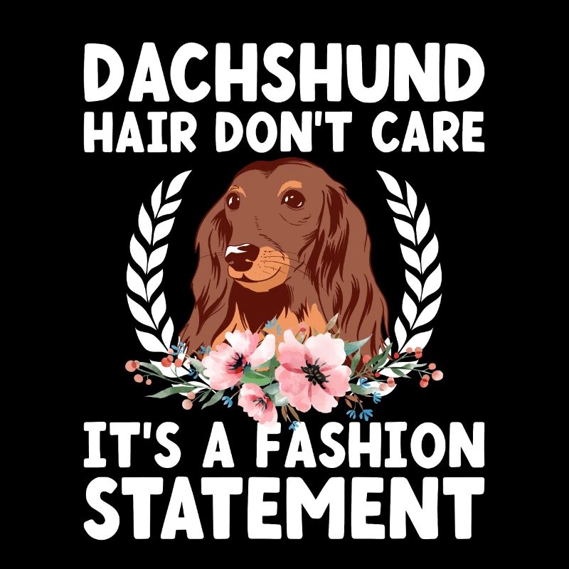 Les cheveux de teckel ne s’en soucient pas, c’est une déclaration de mode