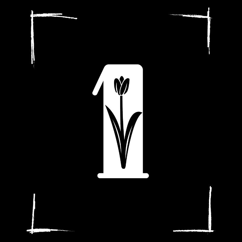 number 1 initial