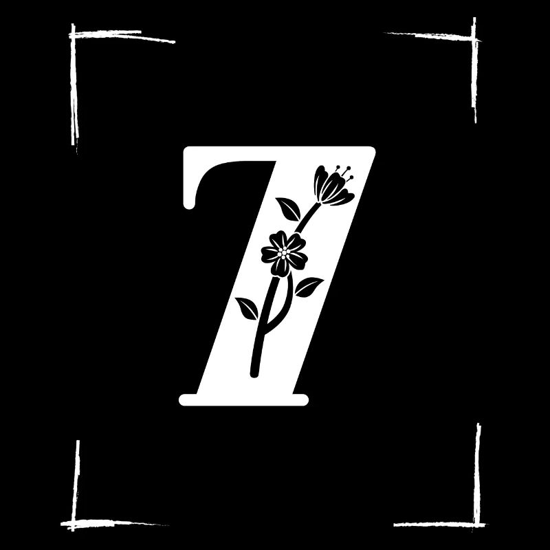 number 7 initial