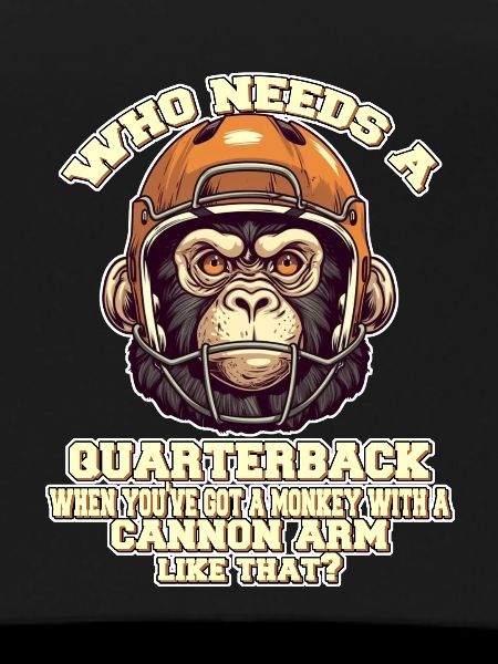 Motivating Quaterback Monkey