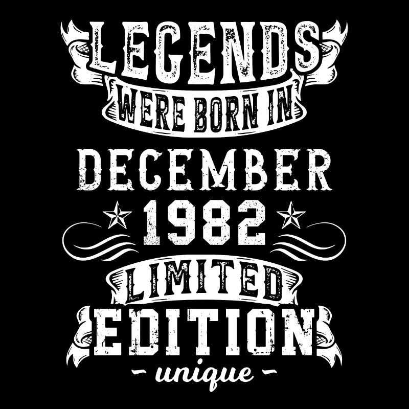 Anniversaire Décembre 1982 année Edition Limitée