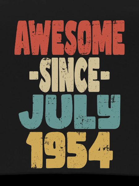 1954 Juillet Anniversaire Rétro