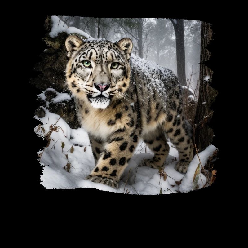 Léopard des neiges Léopard des neiges