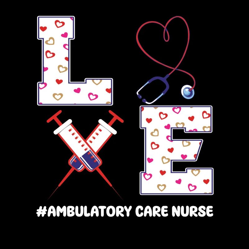 Ambulante Krankenschwester Valentinstag