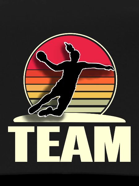 Handball Handballerin Team