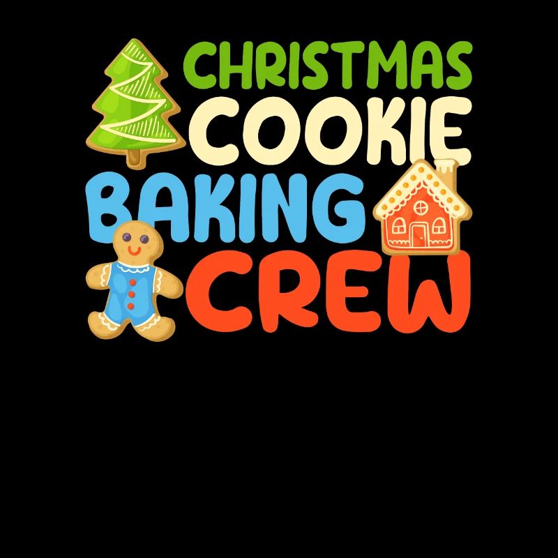 Équipe de cuisson de biscuits de Noël Assortiment amusant