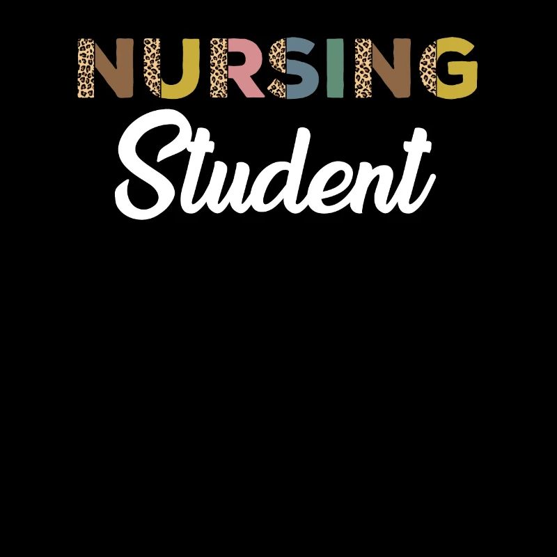 Nursing student with leopard print