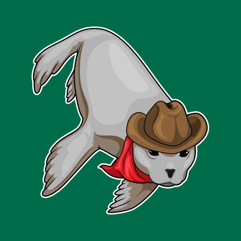Chapeau de cowboy de phoque