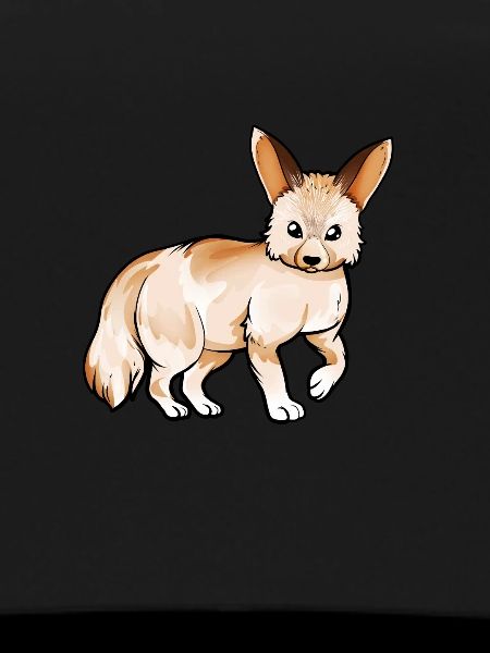 Drawing of a Fennek