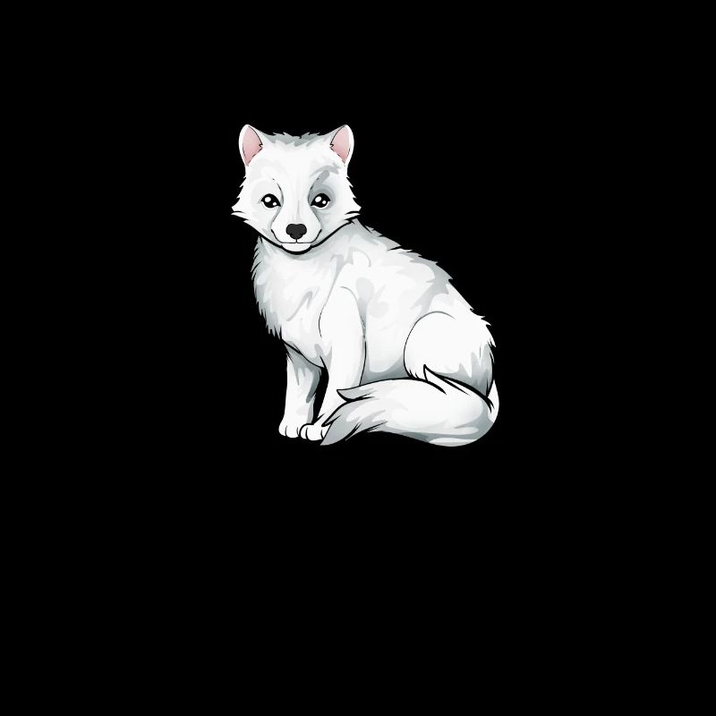 Zeichnung eines Polarfuchs