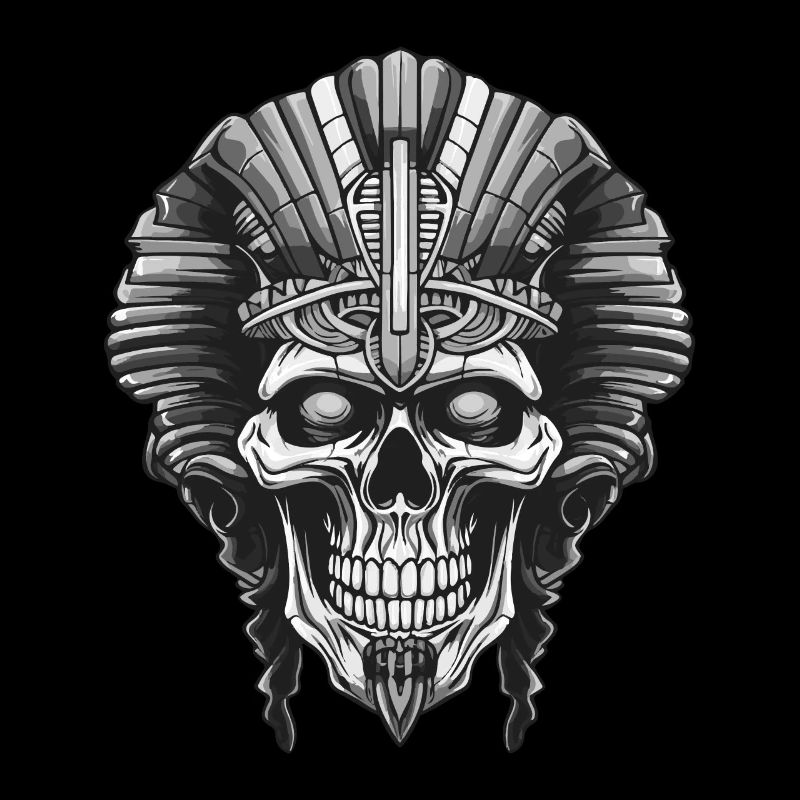 Symbole du crâne de pharaon