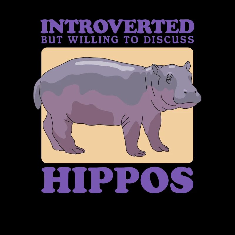 Hippo Baby Hippo Hippos Gift