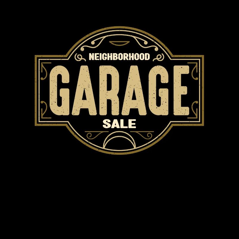 Ventes de garage Marché aux puces de la vente de garage de quartier