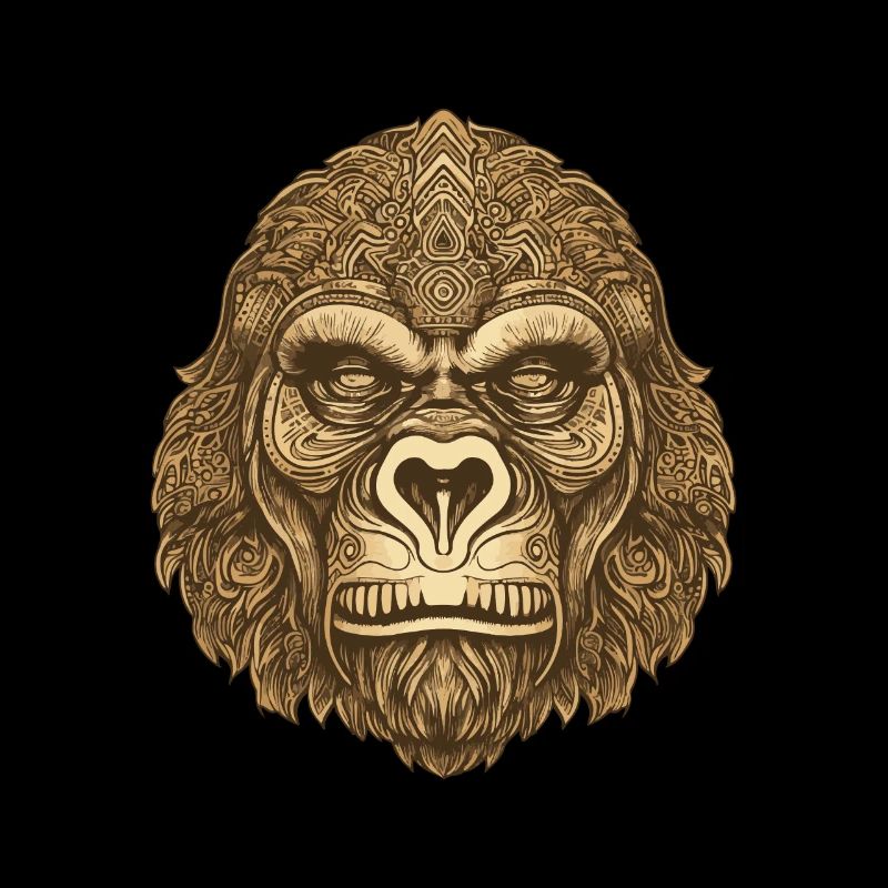 Portrait de gorille