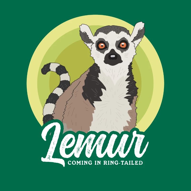 Lemur Ring-tailed lemurs Ringed Tail Lemure Gift