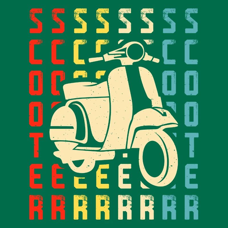Roller Rollerfahrer Motorroller