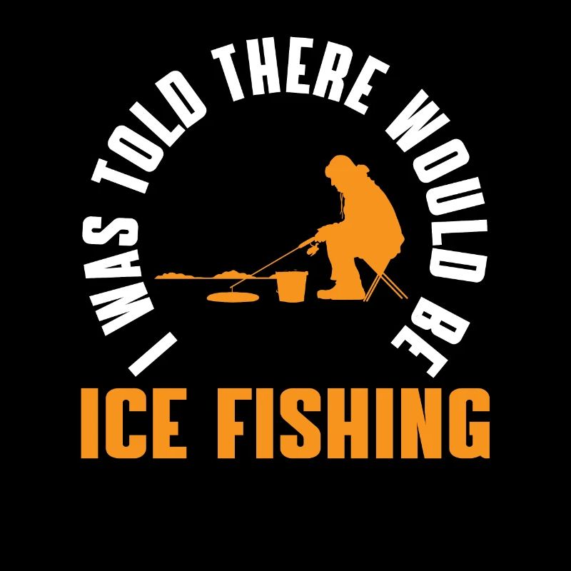 Drôle de cadeau de pêcheur sur glace